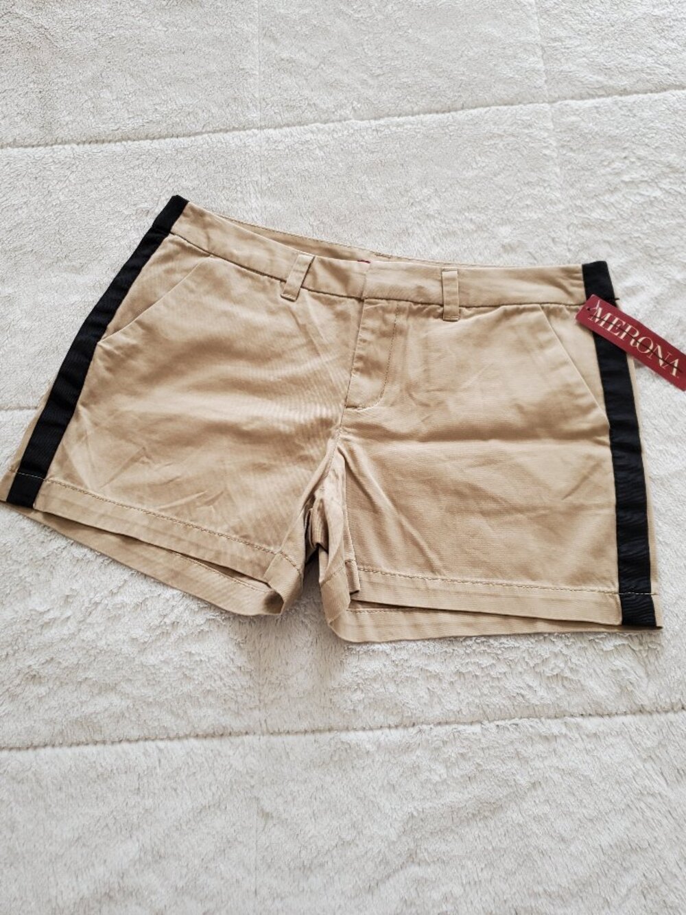 NWT Merona Tuxedo Stripe Chino Shorts